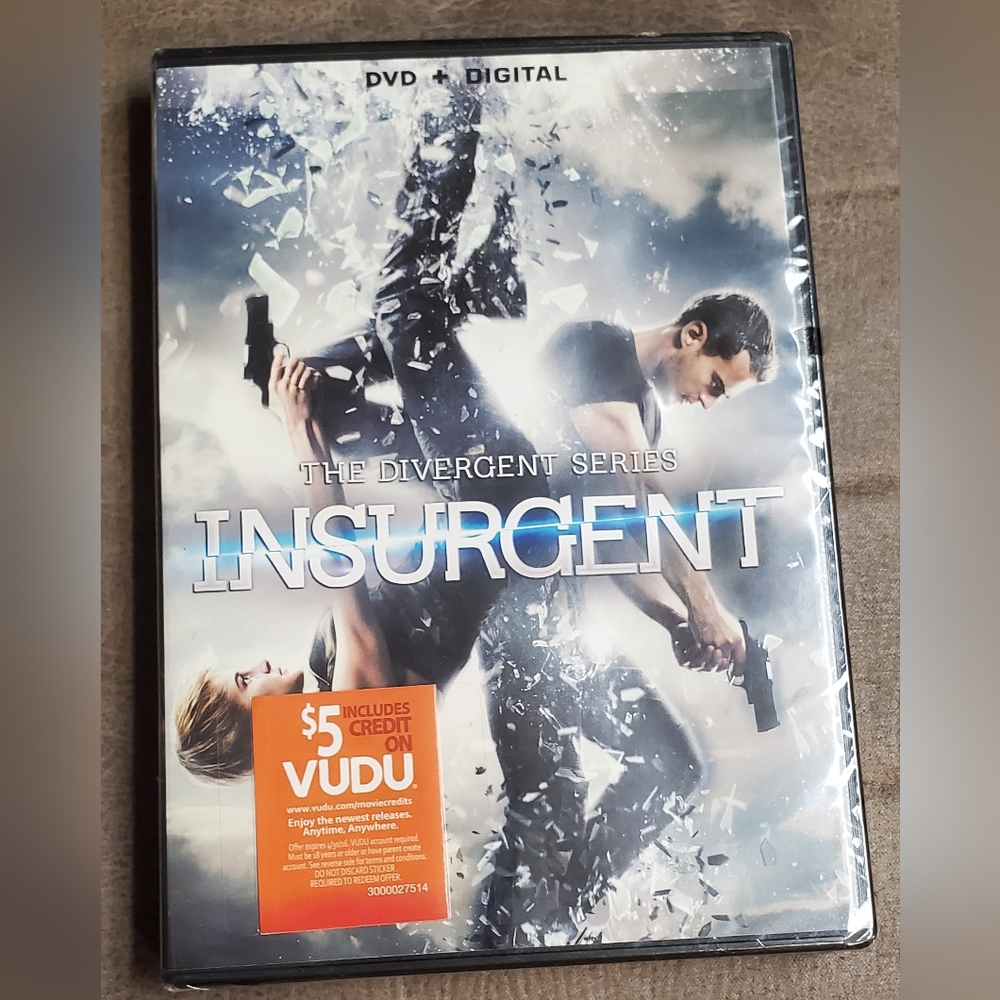 The Divergent Series: Insurgent (DVD, 2015) Unopened